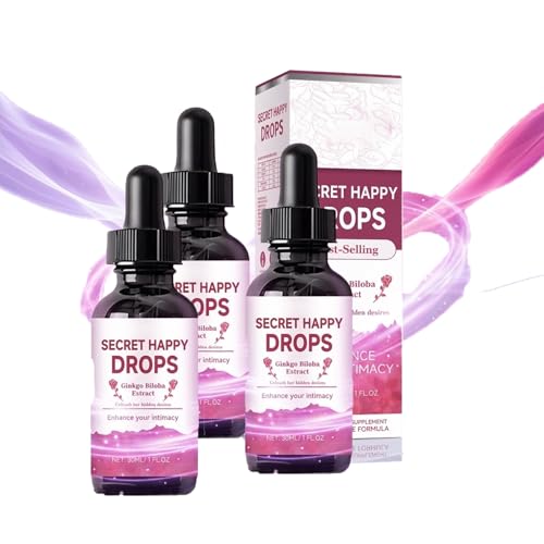 Potenciador De La Excitación Sensual Para Mujeres,Pleasures Peak Secret Drops,Aumenta El Placers Adecuado Para Parejas,Aumenta los Niveles de Energía,Adecuado Para Adultos,Promueve la Relajación,3pc