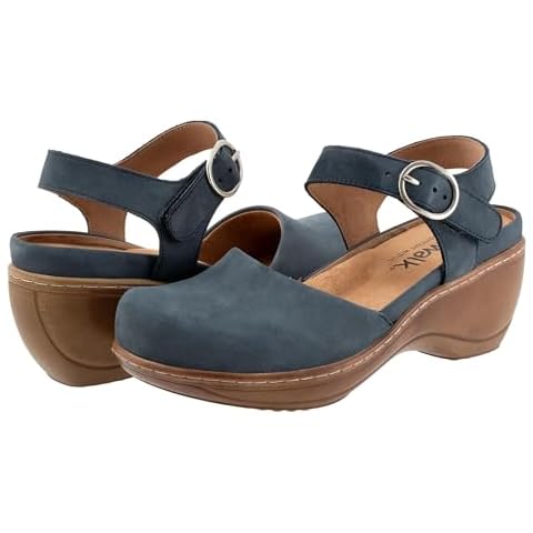 SoftWalk Women's Mabelle Clog in Smoke Nubuck Cover