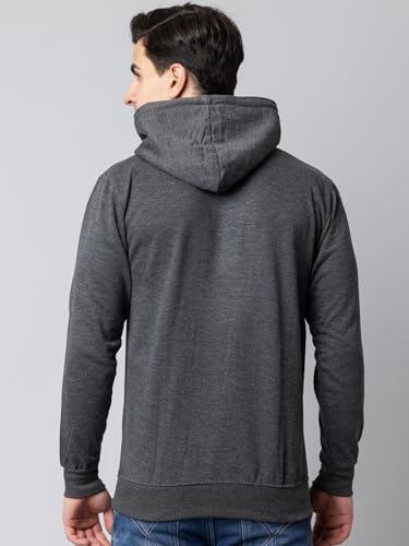 Image of EKOM Hoodies Sweatshirt for Men | Fleece Mens Hooded Sweatshirt | Casual, Lightweight, Fashionable, Trendy, Solid Men's Winter Hoodie