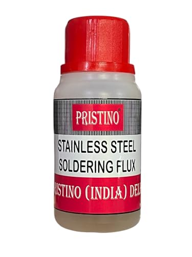 PRISTINO® Stainless Steel & Multi Metals Soldering Flux for Soldering and Desoldering for Stainless Steel, Lithium-ion Battery, Copper, Brass, Nickel, Zinc, Tin, Galvanized Iron - 1 Pack 100gm