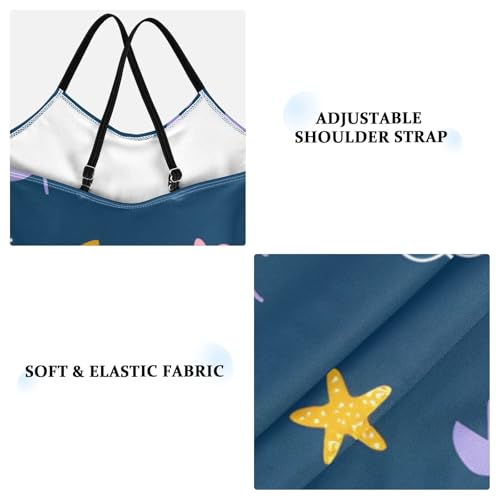 Girls Swimsuit Little Cute Crabs Pattern One Piece Swimwear3