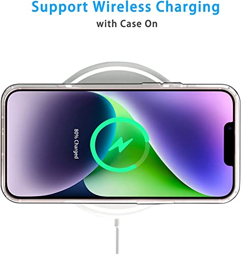 Image of Amozo for iPhone 14 Back Case Cover | Ultra Hybrid Transparent Camera and Drop Protection Back Case Cover for iPhone 14 - (Polycarbonate|Clear)