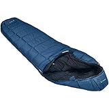 Vaude Sioux 100 Syn, Sacco a Pelo in Fibra Sintetica, Zip Sinistro Unisex – Adulto, Baltic Sea