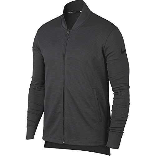 NIKE Men's Dry Basketball Jacket Anthracite/Black Size Large