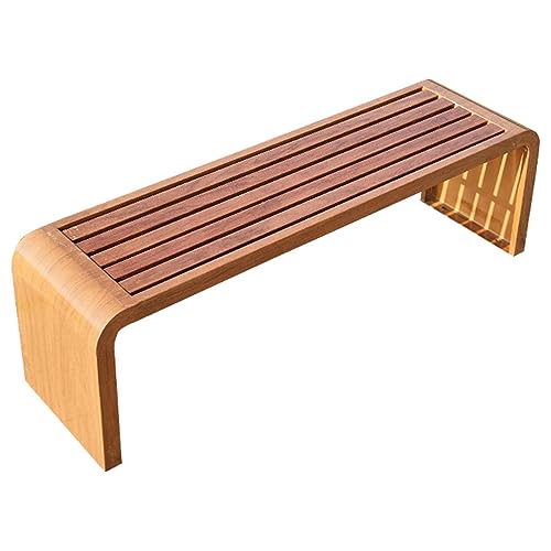Banc de patio résistant aux intempéries avec finition lisse anti-rouille