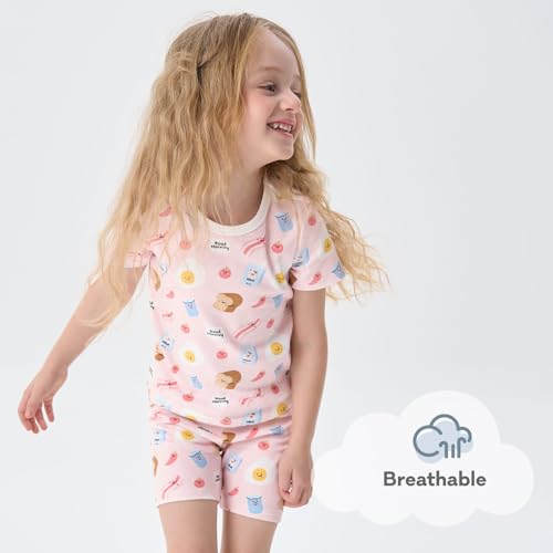 Image of pureborn Baby Pajamas Set Toddler Snug Fit Cotton Sleepwear 2pcs 12M-7Y