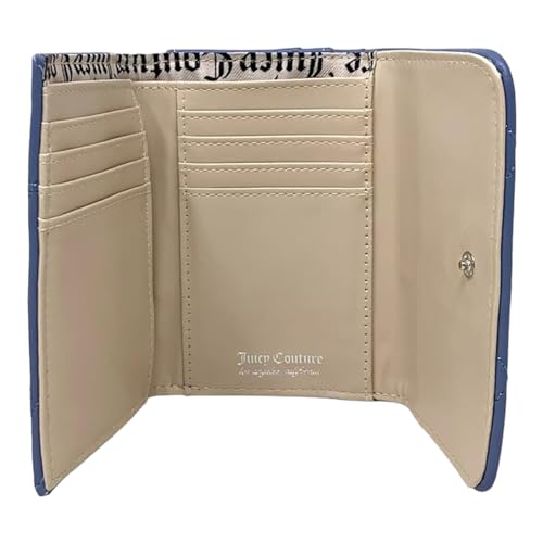 Juicy Couture Double Sided Trifold Wallet in Liquorice Quilted3