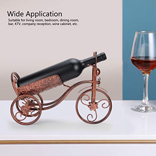 Soporte para botellas de vino en forma de triciclo 36.5x26.5x11 cm miniatura 3