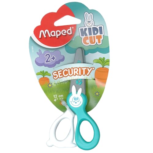 Kidicut Infantil Manualidades Tijeras, 12 CM - Surtido, 1 Schere