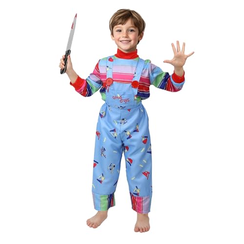 Disfraz completo infantil Pigmiss horror azul miniatura 5