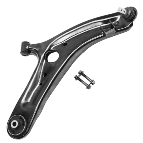 Image of Detroit Axle - Front Lower Control Arms Kit for 2010-2013 Kia Soul 2 Lower Control Arms with Ball Joint Assembly 2 Stabilizer Sway Bar End Links 2011 2012 Replacement