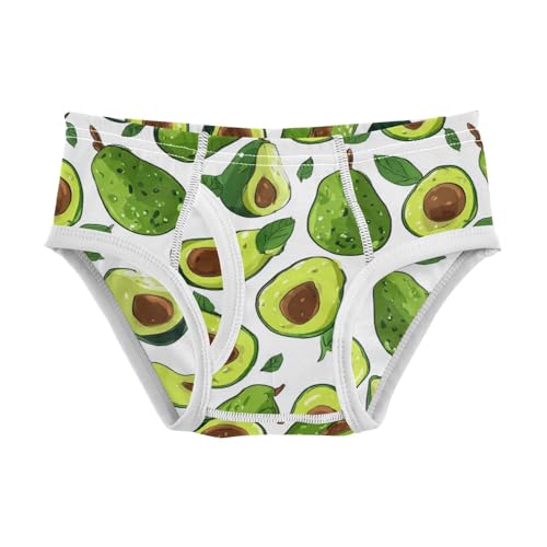 Wusikd Avocado Boys' Underwear Cotton White Boys Briefs Soft Toddler Underwear 2T