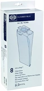 Sebo 7029ER Box of 8 Ultra bags Felix,White