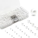 lestronette Conservazione: gli accessori sono imballati uniformemente in scatole a strati trasparenti di plastica. Ogni dimensione di perla è confezionata in scomparti separati, che lo rendono facile da trovare e rimuovere.