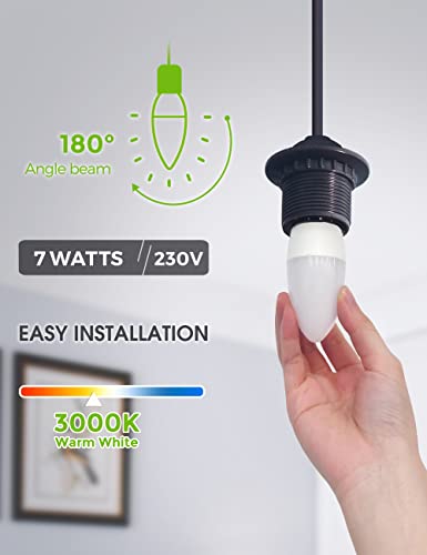 LOHAS E14 Lampadine LED, E14 LED Candela, 7W