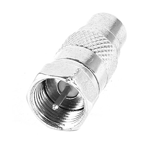 uxcell F Type Male to RCA Female Straight RF Connector Coax Coaxial Adapter