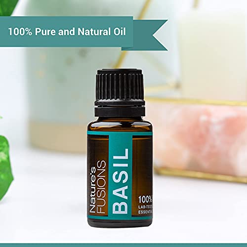 Aceite Esencial de Albahaca Nature's Fusions 15ml miniatura 3