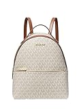 Michael Kors Sheila Medium Backpack (Vanilla Signature)