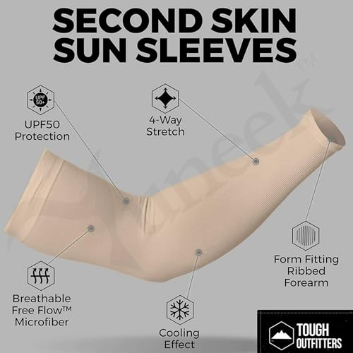 Image of Yuneek Arm Sleeves For Men & Women UV Sun Protection, UPF 50 Cool Arm Hand Cover Unisex For Bike ride,Golf,cricket,cycling,yoga,gym Sports