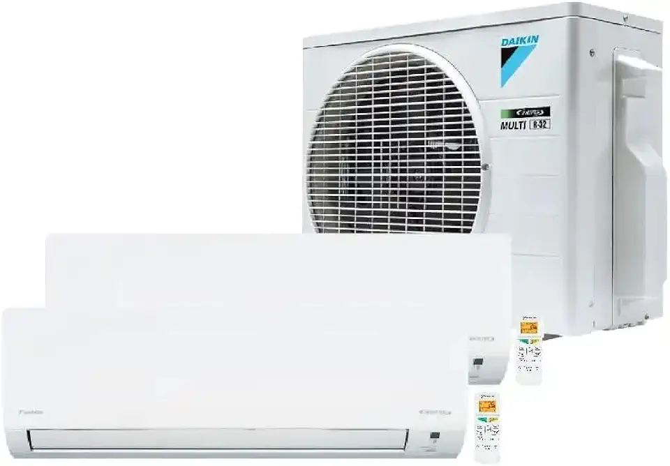 Ar Condicionado Bi Split Hi Wall Inverter Daikin Lite Smart 2x9000 BTU/h Quente e Frio 2MXC18RMVM – 220 Volts