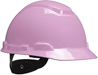 3M Hard Hat H-713R, Pink, 4-Point Ratchet Suspension