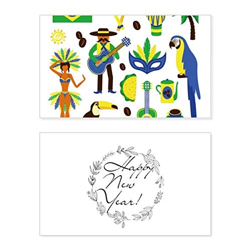 Tarjeta de felicitación de Año Nuevo de Brasil: decora y comparte tus deseos
