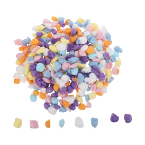 Boules de coton colorées HAPINARY moelleuses pour loisirs créatifs