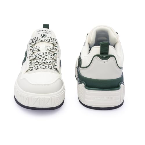 Image of Red Tape Lifestyle Sneakers for Men in White Green | Sneakers