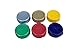 The Dairy Shoppe Multi Color Easy ID Caps for Glass Milk Bottles 48 MM (6, Multi Color)