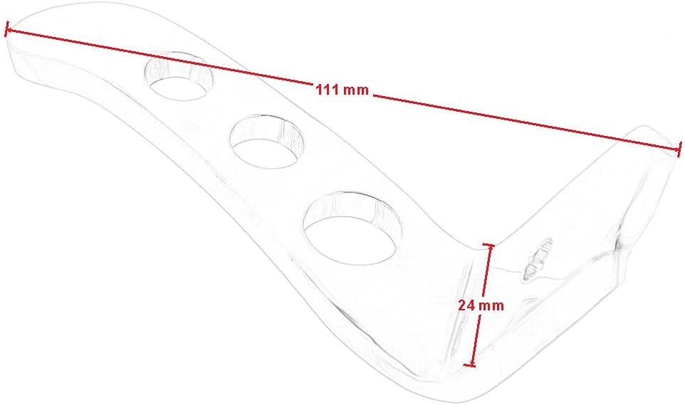 Motorcycle Jiffy Stand Extension Kit Side Stand Assist Tool Accessories for Electra/Road/Street Glide/Road King Touring Models 1991-2021 (Chrome)