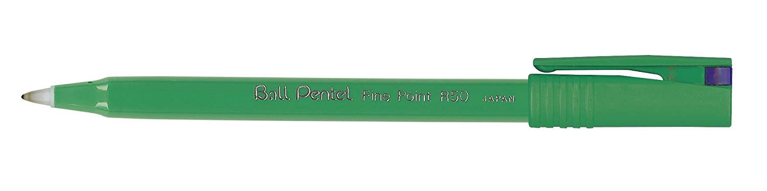 Pentel Ball R50 Ink Rollerball Pens Medium Tip Pack Of 5 Blue