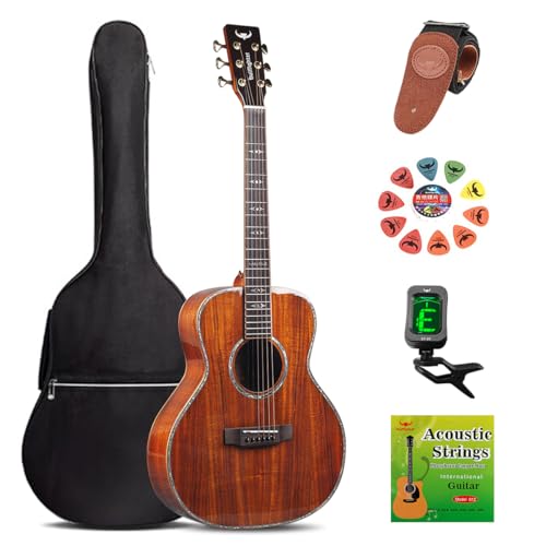 Kit de guitare acoustique 41 po pour débutants – Guitare folk pop pour enfants et adultes – Kit de guitare acoustique avec sac de transport, sangle, accordeur, corde, médiators - Les Beatles, Paul McCartney, John Lennon, RIngo Starr, George Harrison Kit de guitare acoustique 41 po pour débutants - Guitare folk pop pour enfants et adultes - Kit de guitare acoustique avec sac de transport, sangle, accordeur, corde, médiators – Image 3
