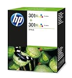  HP Encre D8J46AE No 301XL Pack 2 Tri-Color C/M/Y