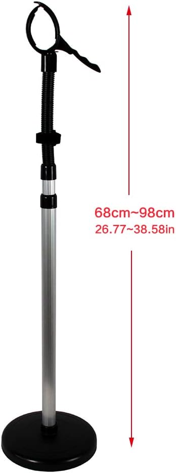 360 Degree Rotating Lazy Hair Dryer Stand Easy to Install Rack Hand Bendable Neck Release Hands