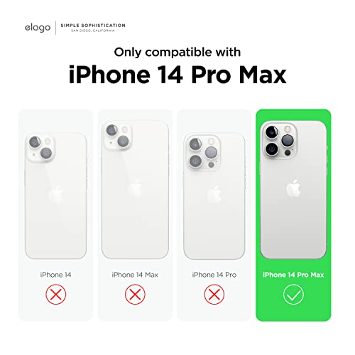elago Magnetic Hybrid Clear Case Compatible with iPhone 14 Pro Max Case (6.7"), Compatible with MagSafe - Image 2
