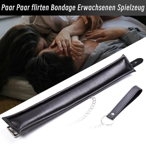 YUZHO Halsband damen für sex Erwachsene Einstellbar Lederhalsband mit Ketten Gepolstert BDSM Bondage Erotik Sexspielzeug Fetisch Halsbänder Leinen Fetisch Sexspielzeug für Paare Extrem Sex