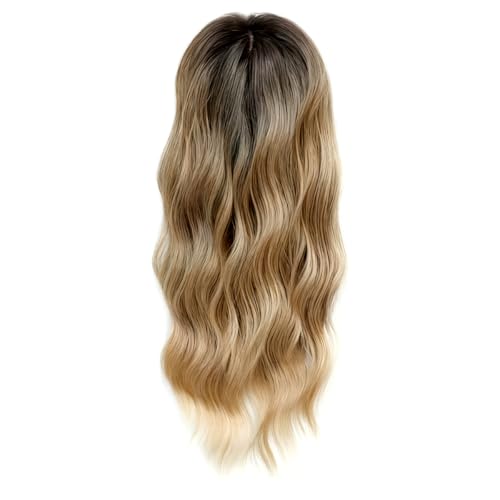 SIUNY 22 Inch Hair Toppers Synthetic Hairpieces - For Women with Thinning Hair Ladies Wiglets 6.5’’x6.5’’ (Brown)