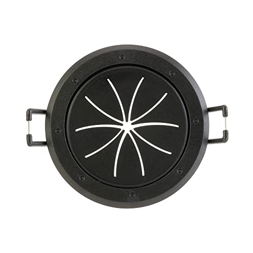 Construct Pro Speedy Spring-Lock Cable Pass Through Port | 2 Inch Diameter | Black Con6061Spz #TOP7