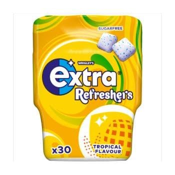 Wrigleys Extra Refreshers Tropical Chewing Gum 67G Helps keep Teeth Clean And Mouth Fresh