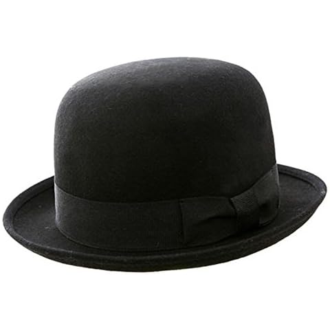 The Express Hats Wool Bowler Hat with Satin Lining Cover