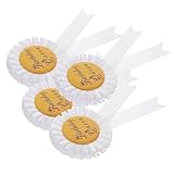 FRCOLOR 4 Stück Geburtstagsparty-Abzeichen Geburtstagsdekoration für Mädchen Stich Dekorationen Stift graceling Geburtstagsfoto Requisiten Geburtstagsnadel für Frauen Weißblech