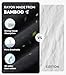 DAVID ARCHY Men's Briefs Rayon Made From Bamboo Underwear Pouch Breathable Super Soft Comfort Briefs Lightweight No Fly 4 Pack (L, Black/Dark Gray-4 Pack)
