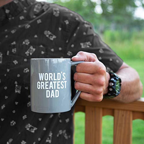 Taza grande de café gris de 18 oz miniatura 4