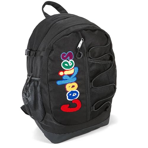 Image of COOKIES Bungee Smell Proof Backpack - Large Odorless Travel Backpack for Men & Women, Carry-On, Work, Stylish & Spacious Bag 23.1L - Black