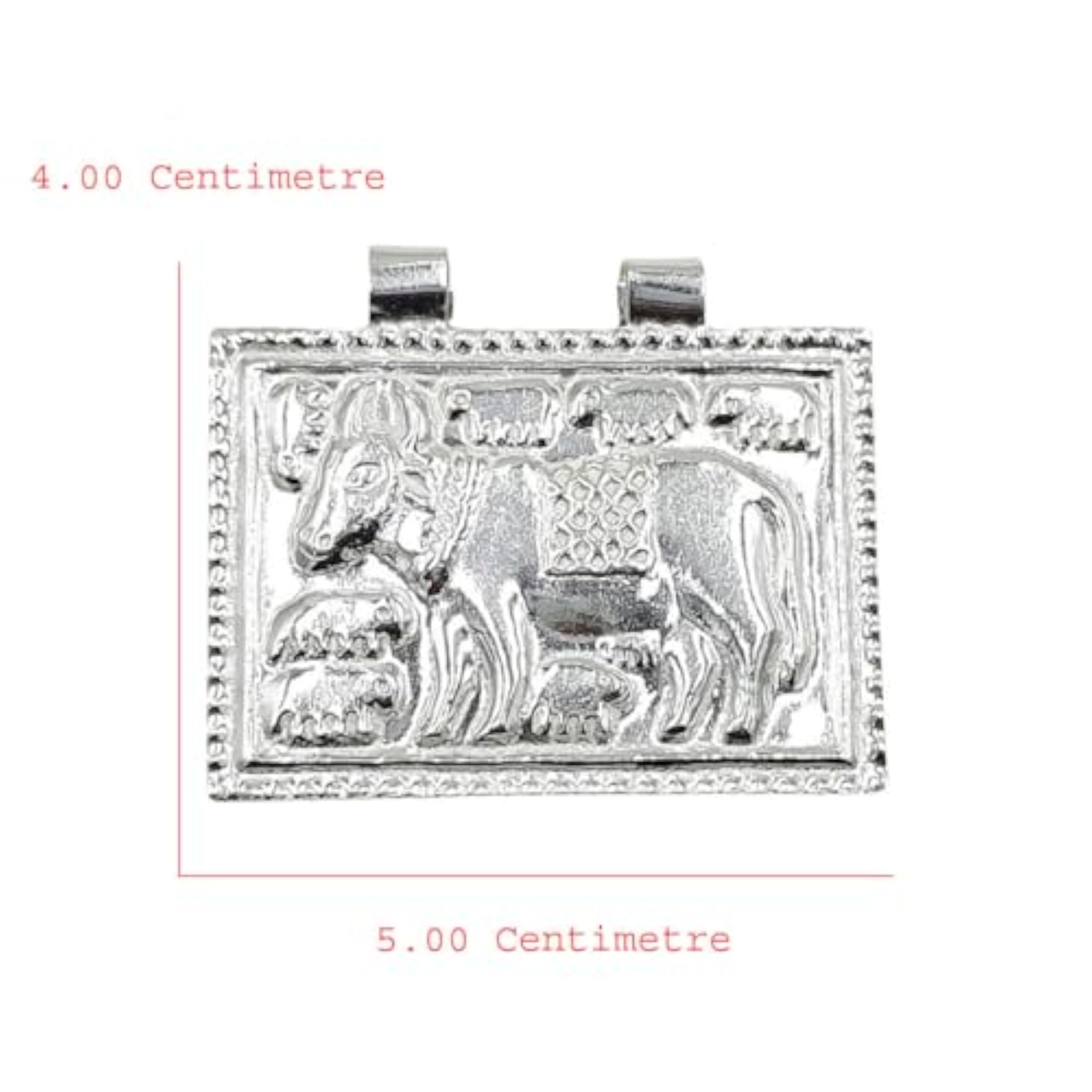Pure Silver Ahoi Mata Amulet Pendant for Women