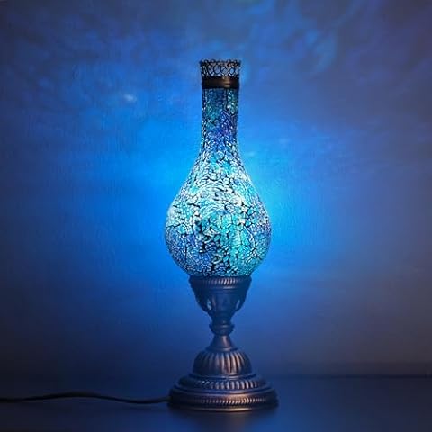 Asylove Turkish Mosaic Table Lamp Cover