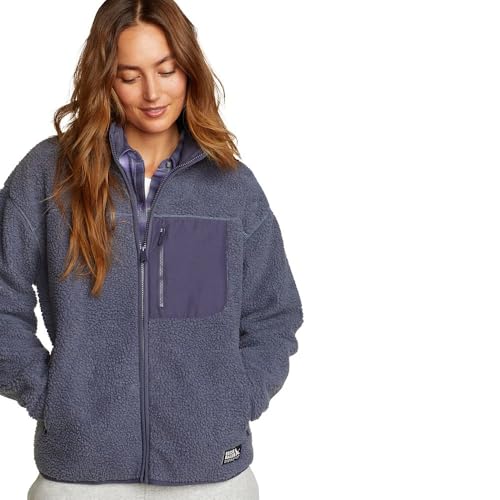 Eddie Bauer Women's Chilali Faux Shearling Fleece Jacket3