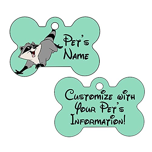 Meeko Pocahontas 2-Sided Pet Id Dog Tag Personalized for Your Pet