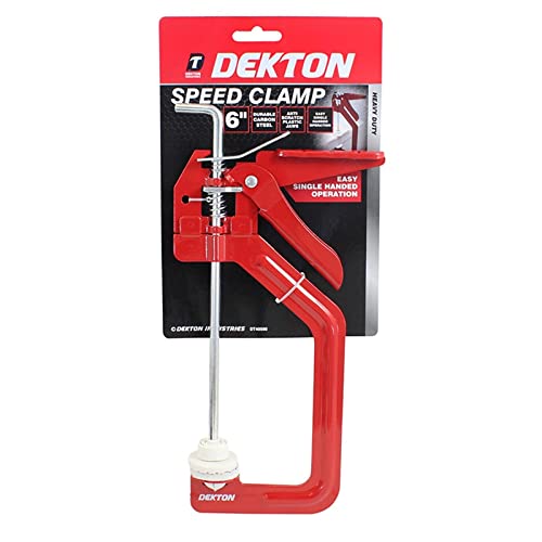 Masterpart Speed Clamp 6 Inch Ratchet Heavy Duty Steel One Handed Woodworking Carpentry DIY