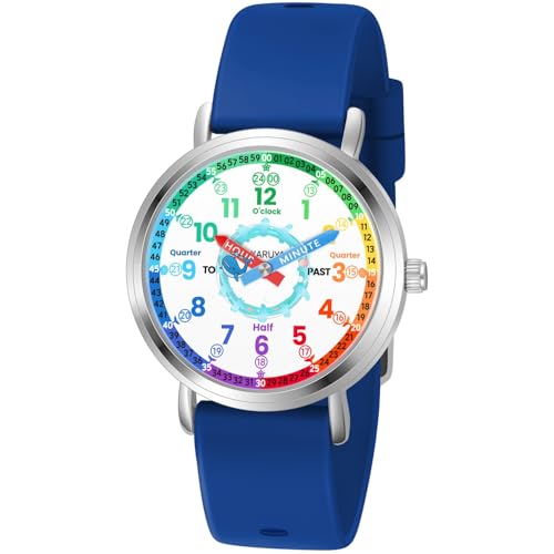 Montre étanche pour enfants de 5 à 7 ans facile à lire au quotidien
